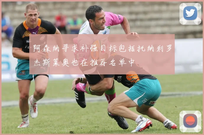 阿森纳寻求补强目标包括托纳利罗杰斯莱奥也在推荐名单中